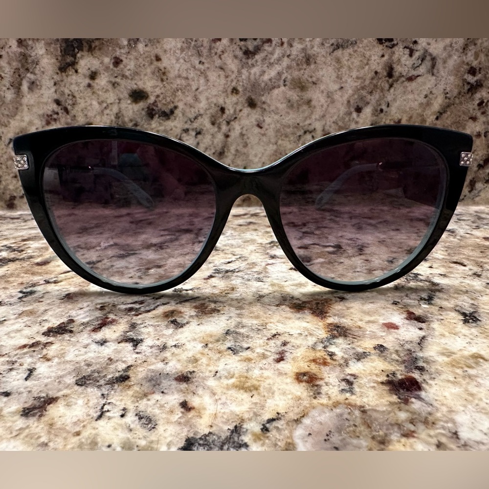 Tiffany & Co. Blue Black Crystal Sunglasses TF 4143-B RARE RETIRED - Picture 3 of 10